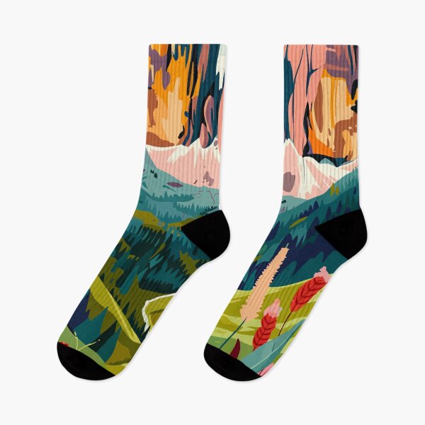 Artikelvorschau, Italien Kunst Dolomiten Alpen Grafik Illustration entworfen und verkauft von LVTFCOarts.