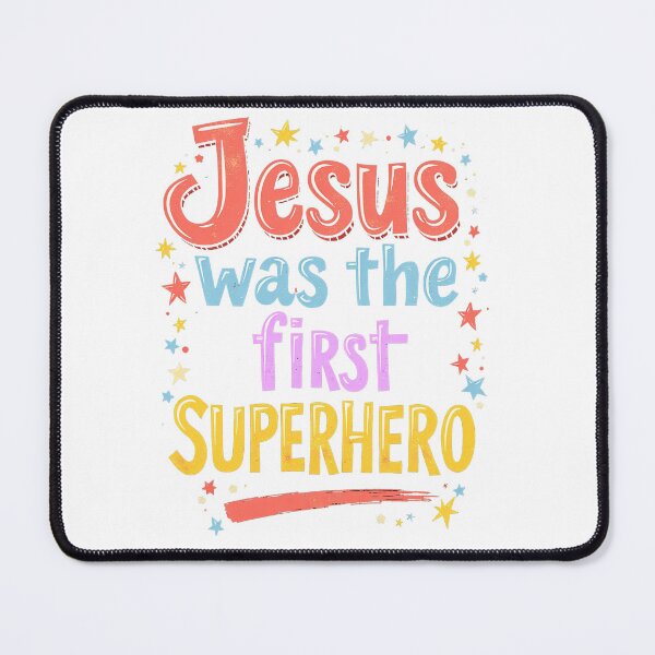 Item preview, Jesus Was The First Superhero designed and sold by SassyFaithGirl.