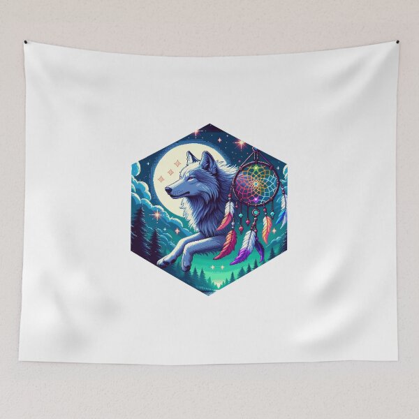 Item preview, Dreamy Wolf designed and sold by AbsoluteA.