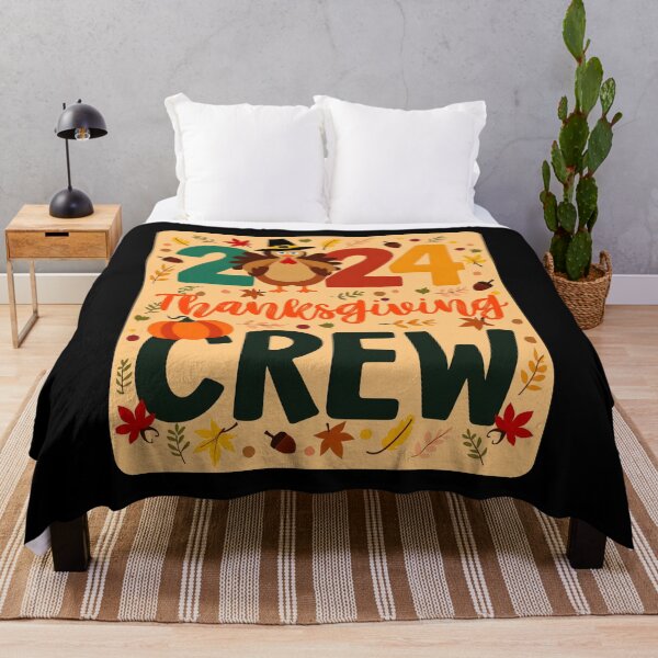 Item preview, 2024 Thanksgiving Crew Turkey Design designed and sold by pixelprintgems.