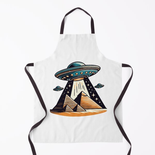 Item preview, UFOs over Pyramids designed and sold by roswellboutique.