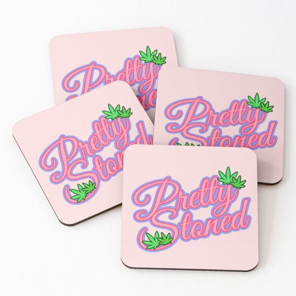 Item preview, Pretty Stoned - Pink & Purple with Pot Leaves designed and sold by wildeweed.
