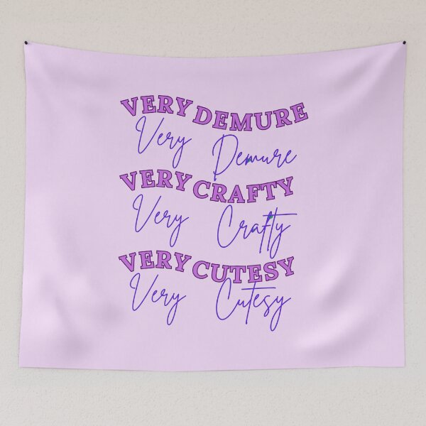 Item preview, Very Demure Very Crafty Very Cutesy designed and sold by Wiss2Arts.