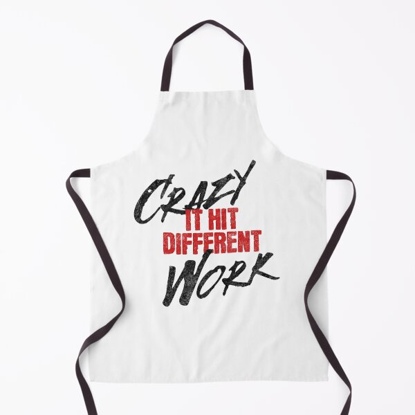 Item preview, "Crazy Work: It Hit Different" Design | Inspirational Message | Hustler's Ambition | Fashion designed and sold by NovaCrestShop.