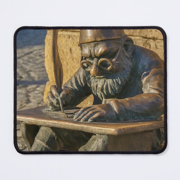 Item preview, Thinking of Wroclaw - Gnome Writing designed and sold by Purrfecta.