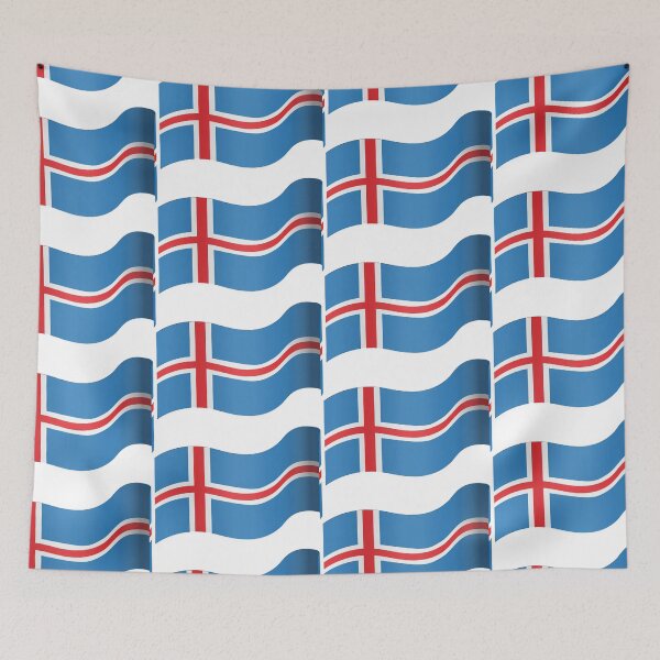Item preview, Iceland Flag designed and sold by HarveyHandcraftsandDesigns.