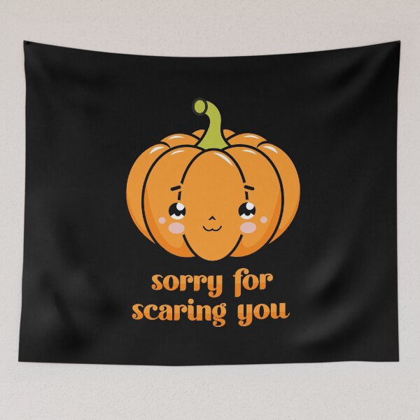 Item preview, Scary Cute Kawaii Pumpkin designed and sold by Designial.