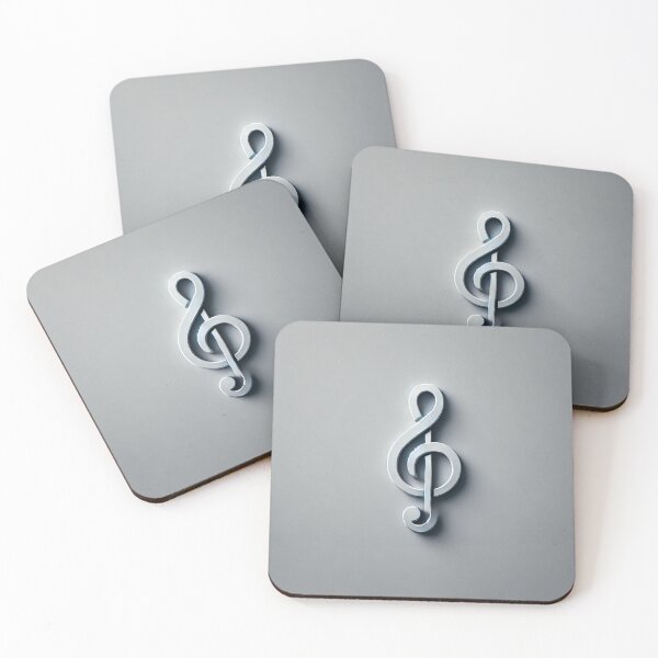 Item preview, Minimalistic Treble Clef Illustration designed and sold by Daniel Precht.