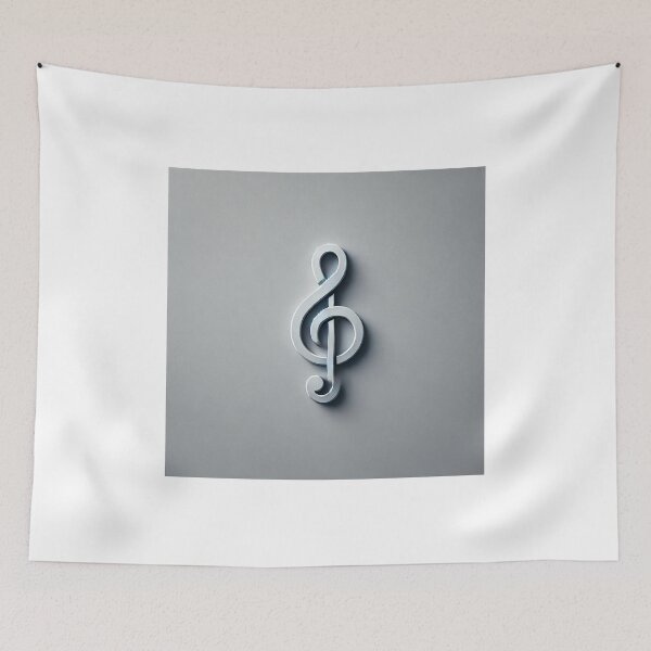 Item preview, Minimalistic Treble Clef Illustration designed and sold by Daniel Precht.
