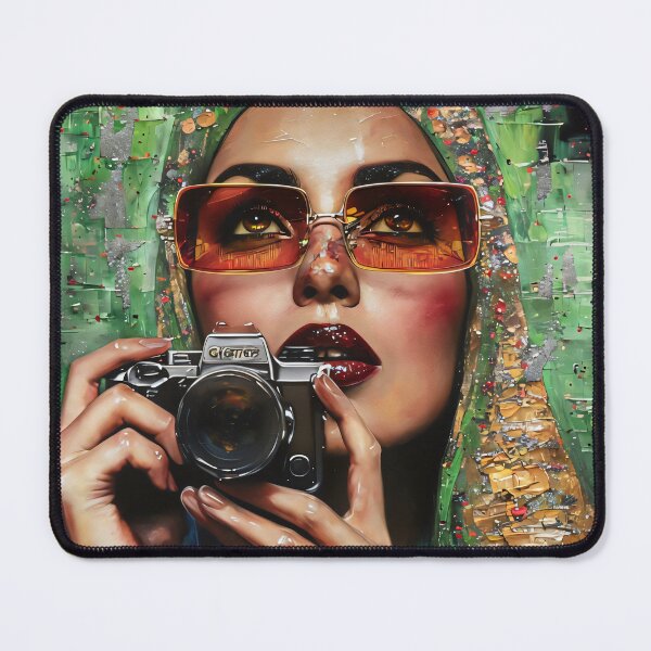 Item preview, woman taking a photo 1 designed and sold by editattire.