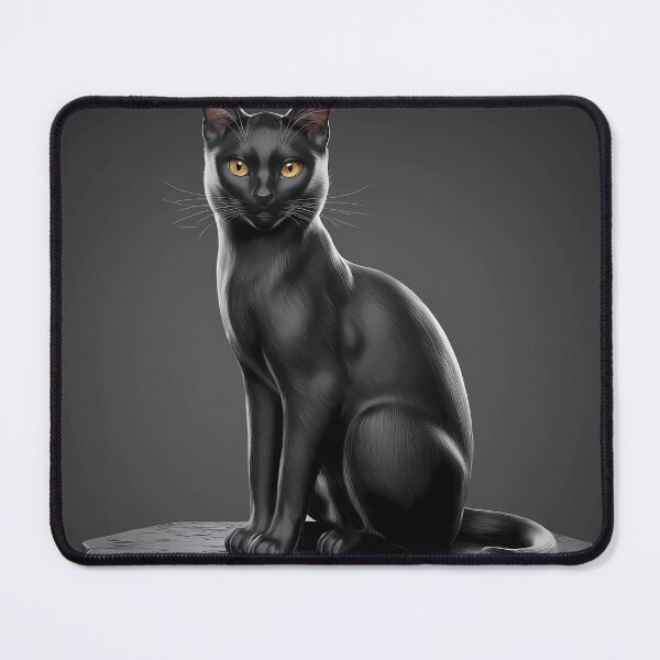 Item preview, Black Cat on Stone designed and sold by magicalshops.