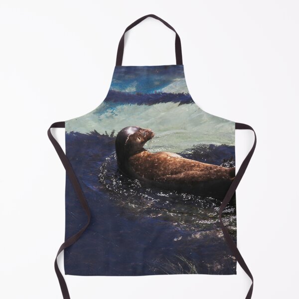 Item preview, Young Seal in Seaweed Water designed and sold by heatherfriedman.