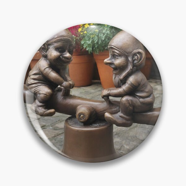 Item preview, Thinking of Wroclaw - Gnomes on a See-Saw designed and sold by Purrfecta.