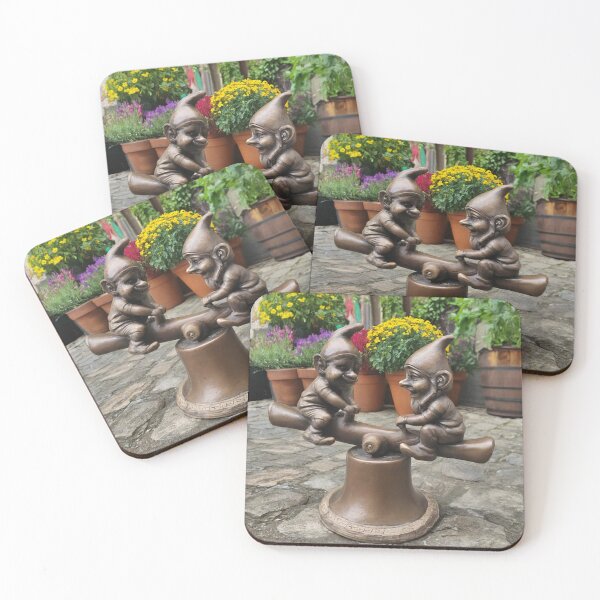 Item preview, Thinking of Wroclaw - Gnomes on a See-Saw designed and sold by Purrfecta.