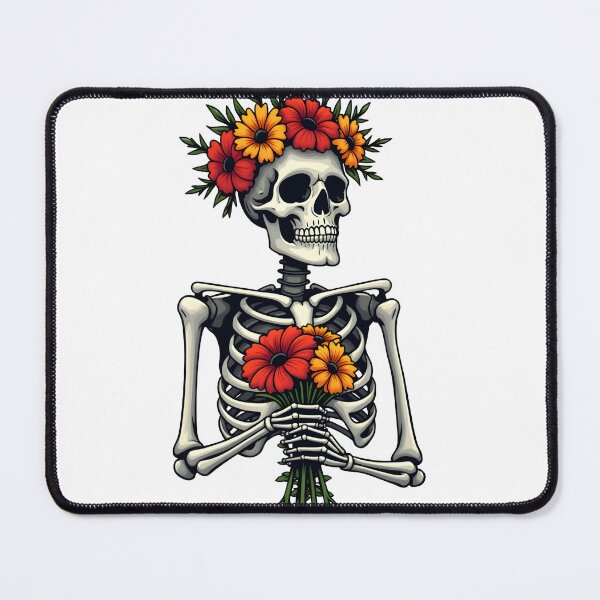 Item preview, Floral Embrace Skeleton designed and sold by deepakrode7.