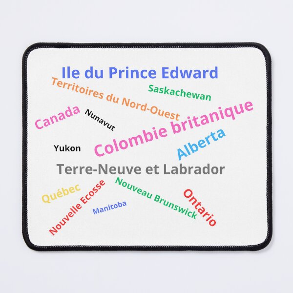 Item preview, Provinces of Canada in French designed and sold by citmgpod.