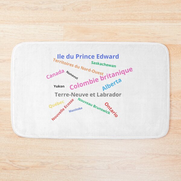 Item preview, Provinces of Canada in French designed and sold by citmgpod.