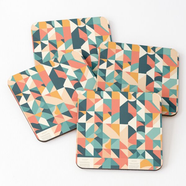 Item preview,  Flat Design Color Blocking Pattern Illustration designed and sold by hjian8219.