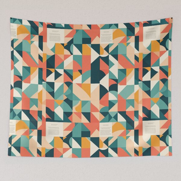 Item preview,  Flat Design Color Blocking Pattern Illustration designed and sold by hjian8219.
