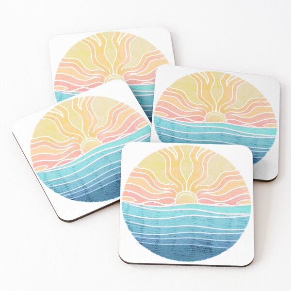 Item preview, Sunset Ocean designed and sold by Drawn by Ellie.