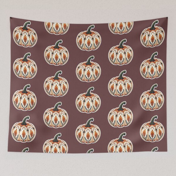 Item preview, Boho Pumpkin designed and sold by ArtfullyRooted.