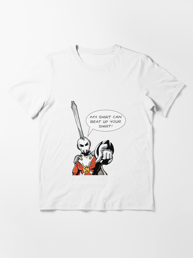 Thumbnail 3 of 7, Essential T-Shirt, Sporkman "My Shirt Can Beat Up Your Shirt!" designed and sold by TheRealSporkman.
