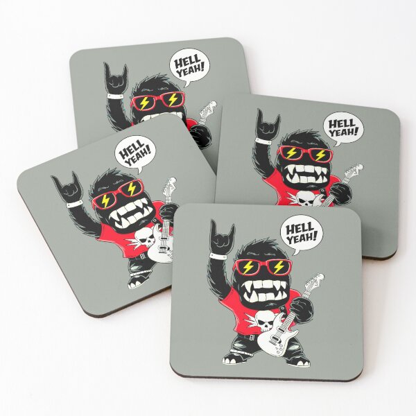 Item preview, Hell Yeah Rock Monster - Cool Guitarist designed and sold by Taans-Creation.