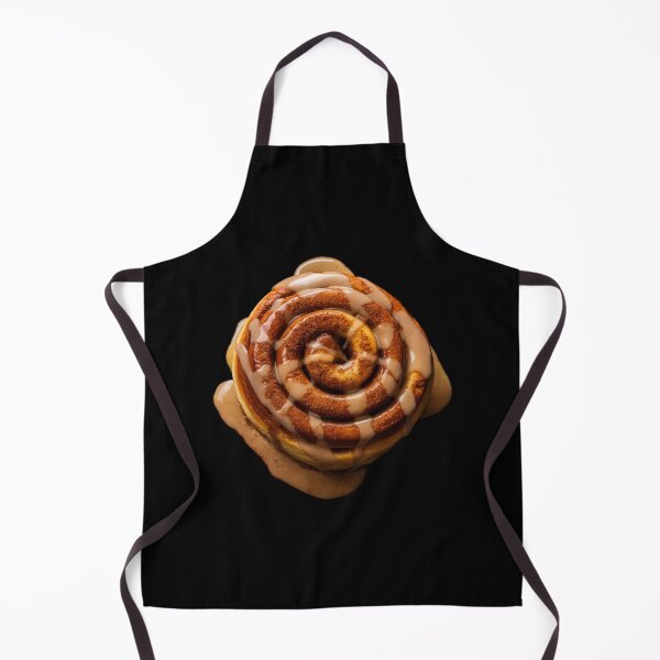 Item preview, Freshly Baked Cinnamon Roll Drizzled with White Icing, Making it Look Sweet and Indulgent. designed and sold by macadolie.