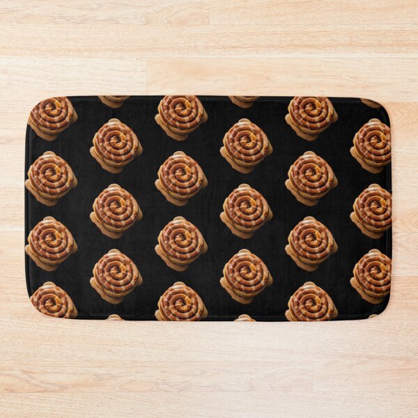 Item preview,  Freshly Baked Cinnamon Roll Drizzled with White Icing, Making it Look Sweet and Indulgent.  designed and sold by macadolie.