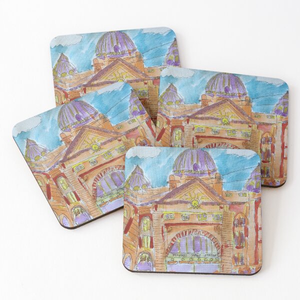 Item preview, Flinders Street Station  designed and sold by FiHoneymanArt.