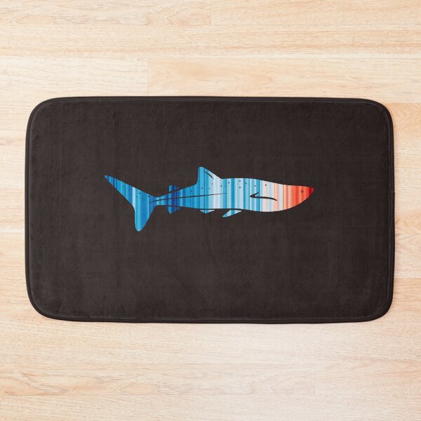 Item preview, Climate Change Stripes - Whale Shark outline designed and sold by Frank J. Art.