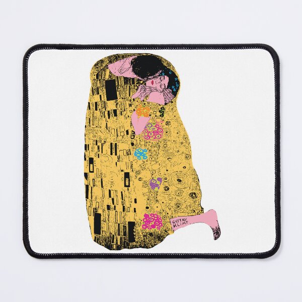Item preview, Gustav Klimt - The Kiss - minimalized Classic Art Pattern Comic book colors designed and sold by pelagio.