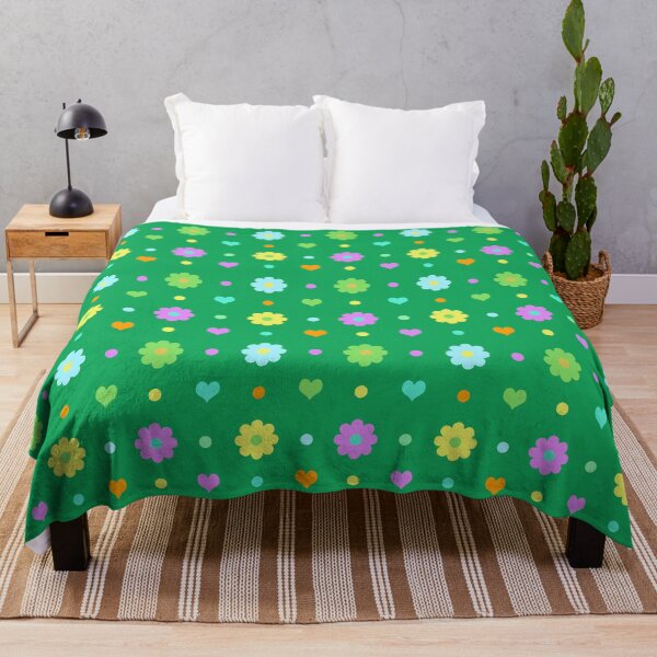 Item preview, Pretty Poesies on Spring Green  designed and sold by Sharon Schwalbe.