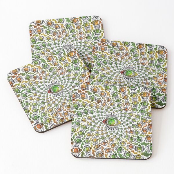 Item preview, FlamingEye/Green designed and sold by Klaus Bremner (Autotelic Art).