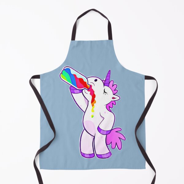 Item preview, Unicorn drinking rainbow juice. designed and sold by claireseyeview.