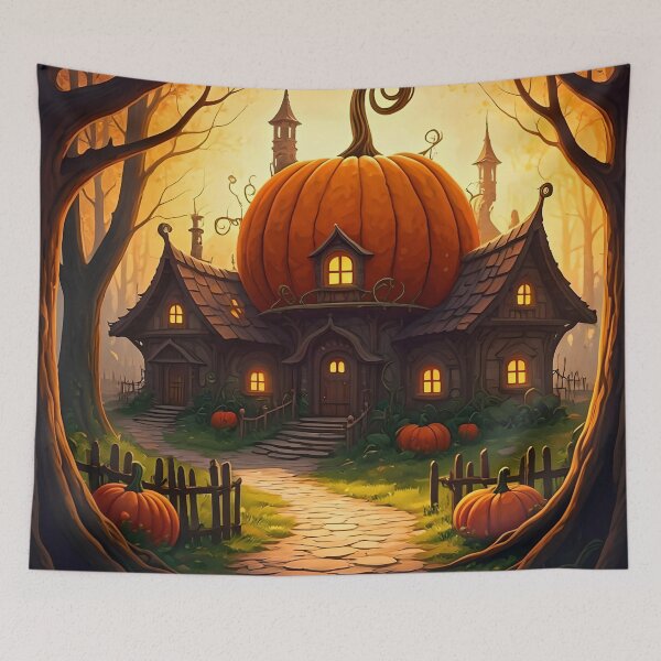 Item preview, Pumpkin House designed and sold by Paw's Arts.