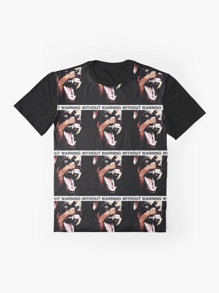 Alternate view of WITHOUT WARNING Graphic T-Shirt