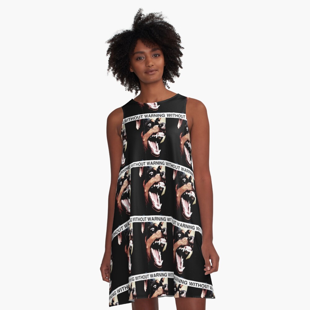 WITHOUT WARNING A-Line Dress