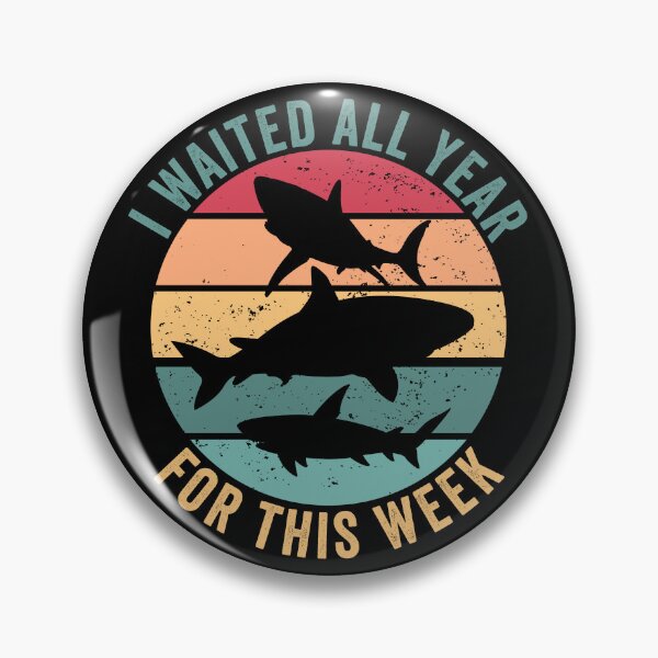 Item preview, I Waited All Year For This Week Retro Shark Gear designed and sold by DynamicDesign.