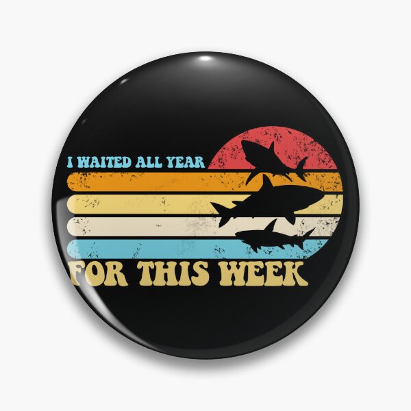 Item preview, I Waited All Year For This Week Retro Shark Gear designed and sold by DynamicDesign.