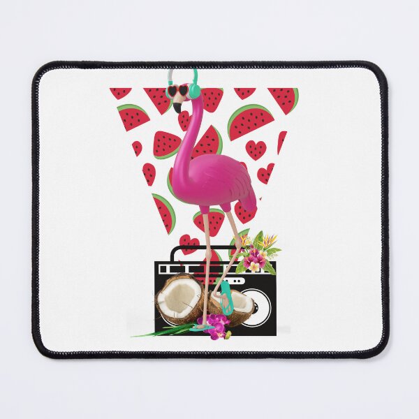 Item preview, Redio shirt, flamingo, exercise shirt, summer shirt, coconut, watermelon designed and sold by BeYourself1993.