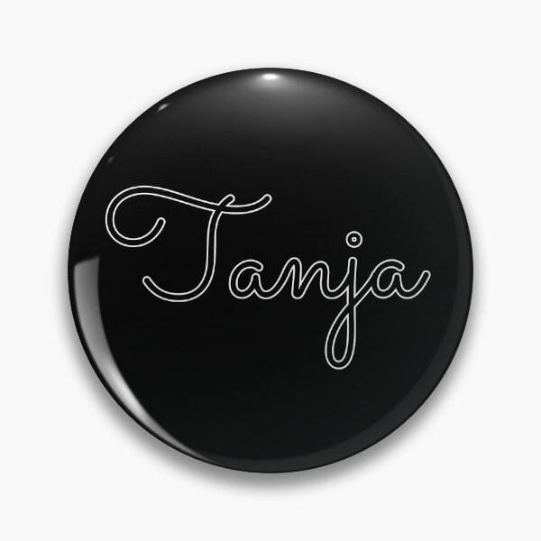 Item preview, Writing Tanja Name Label (Black) designed and sold by NormadWorld.