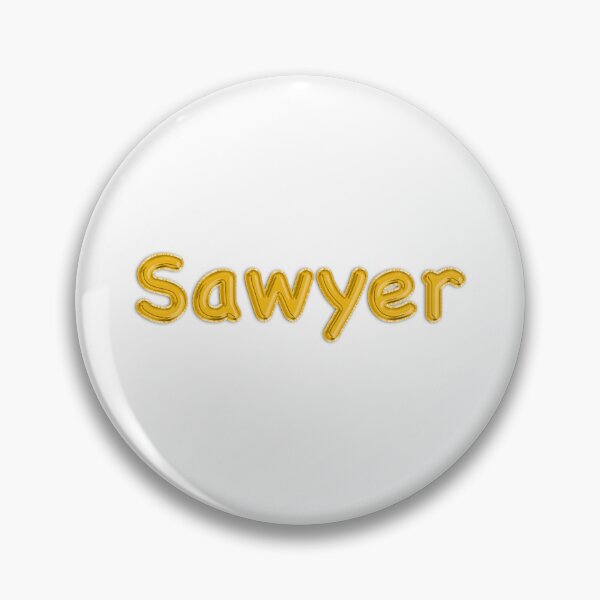 Item preview, Golden Balloon Sawyer Name Label  designed and sold by NormadWorld.