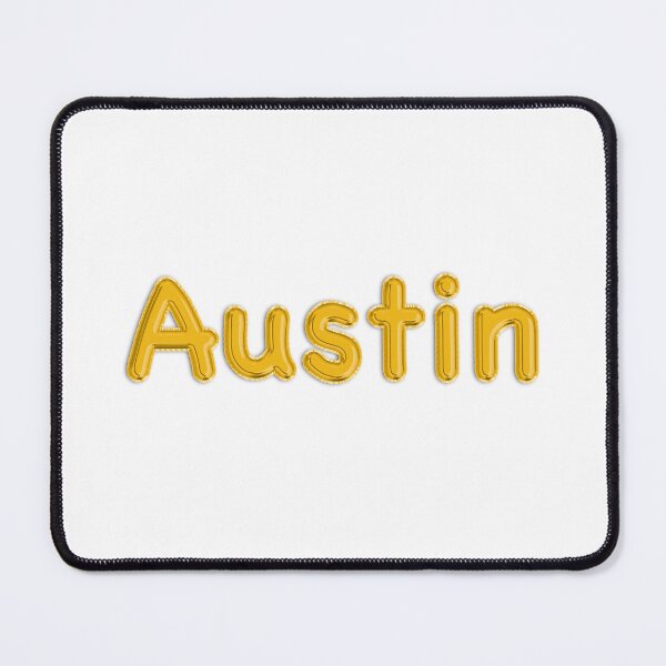 Item preview, Golden Balloon Austin Name Label designed and sold by NormadWorld.