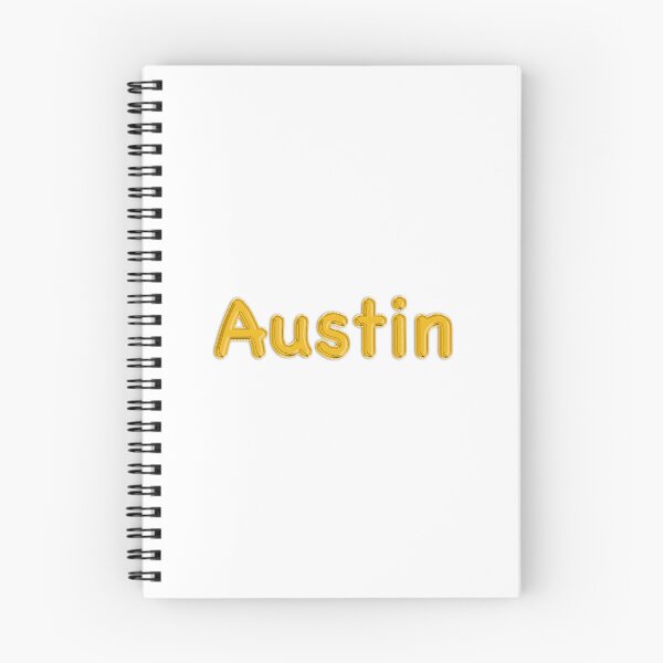 Item preview, Golden Balloon Austin Name Label designed and sold by NormadWorld.