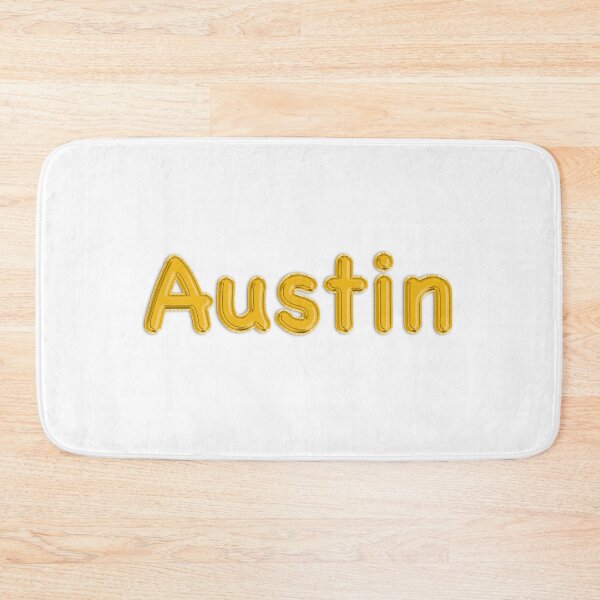Item preview, Golden Balloon Austin Name Label designed and sold by NormadWorld.