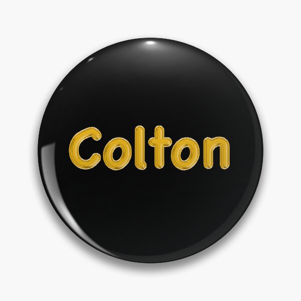 Item preview, Golden Balloon Colton Name Label (Black) designed and sold by NormadWorld.