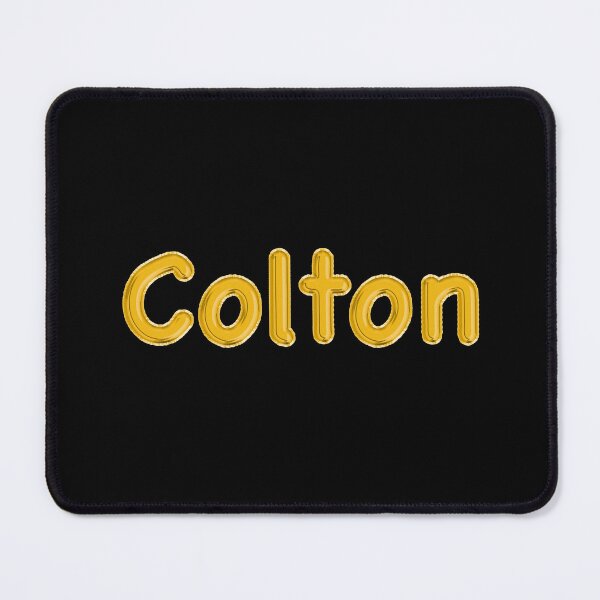 Item preview, Golden Balloon Colton Name Label (Black) designed and sold by NormadWorld.