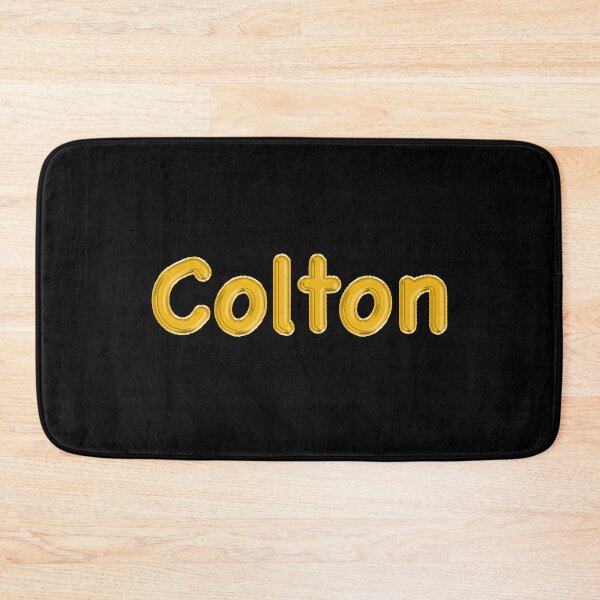 Item preview, Golden Balloon Colton Name Label (Black) designed and sold by NormadWorld.
