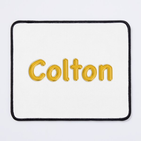 Item preview, Golden Balloon Colton Name Label designed and sold by NormadWorld.